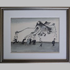 Willi Hertlein Immun Gouache