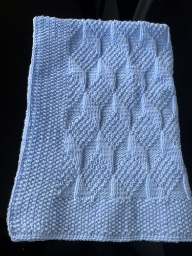 Himmelblau baby kuscheldecke - himmelblau,