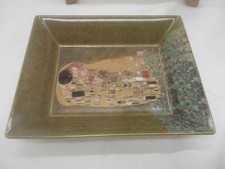 Goebel Artis Orbis – Schale Sammel Porzellan „Gustav Klimt – Der Kuß“ 19x16 cm