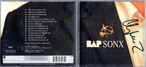 Bap sonx cd mit - bap, autogramm