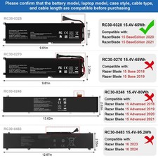 RC30-0328 65Wh Laptop Akku