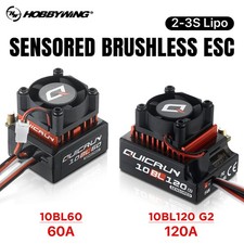 Hobbywing QUICRUN 10BL120 120A G2 /10BL 60A Sensored Brushless ESC für 1/10 Cars