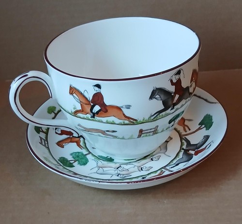 Crown staffordshire jagdszene - staffordshire,