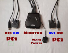 2 Port USB Kabel KVM  Switsch  , USB und DVI