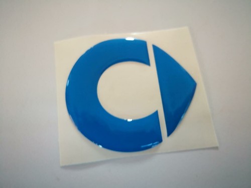 Resinierter logo aufkleber - logo,