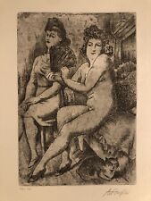 Original Radierung von August