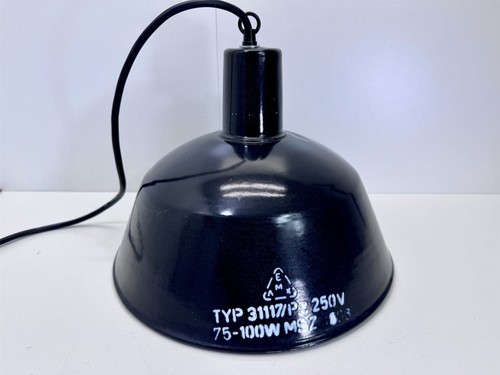 Alte fabriklampe emaille - fabriklampe,