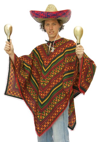 Poncho kostüm mexiko - poncho,