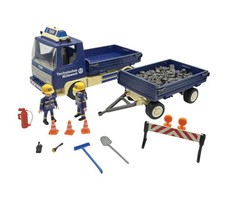 Playmobil 4082 THW LKW mit Anhänger, 2 Figuren & Zubehör