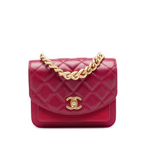 Chanel mini quilted calfskin - chanel,