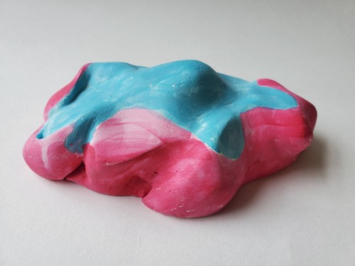 Skulptur stuck gips acryl - stuck,