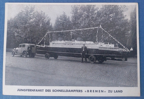 Jungfernfahrt des - ak,
