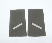 1 Paar Bundeswehr Schulterklappen Gefreiter G Gefr Heer Rangschlaufen weiß NEU
