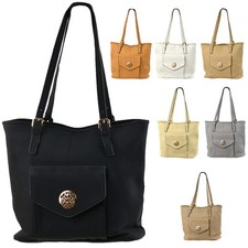 Damen Tasche  Schultertasche Leder Optik Shopper Handtasche Damentasche M15