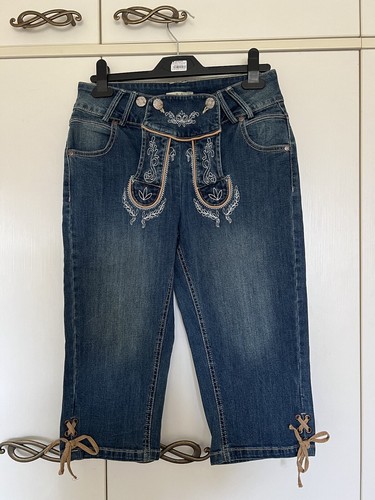 Trachtenmode damen capri jeans - trachtenmode,