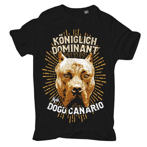 Herren tshirt hundemotive - herren,