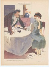 Original alter antiker Druck