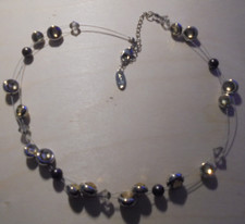 Bonita Halskette runde Ele.goldfarbend/silberfarbend gestempelt/signiert Nr.1581