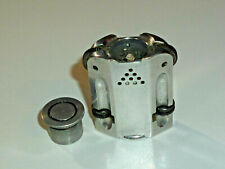 VINTAGE DUPLEX ALUMINIUM LIGHTER - DOUBLE BARREL - MASSIV ALUMINIUM - ENGLAND