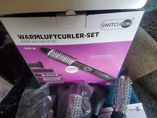 Wie neu 1x benutzt - Warmluft curler set switch on 6 teilig