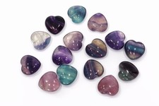  Herz aus Fluorit 15x15mm mini