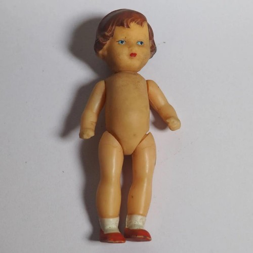 Vintage miniatur puppe jolly - vintage,