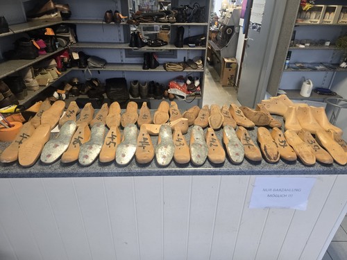 Profi schuhleisten holz metall - schuhleisten, holz/metall