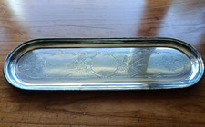 Jugendstil Tablett versilbert