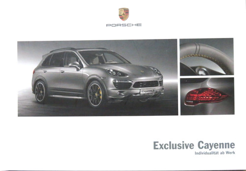 Porsche cayenne exclusive - porsche,