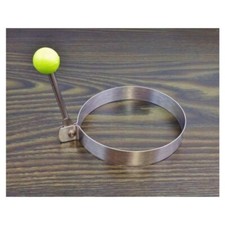 2x Spiegeleiform Edelstahl