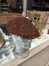 STETSON Cap Schach Rot Made in