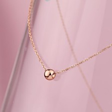 Collier Gold Kugel Anhänger