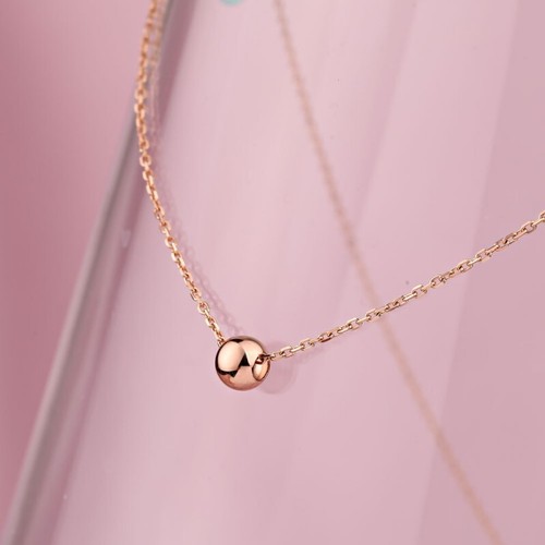 Collier gold kugel anhänger - gold,