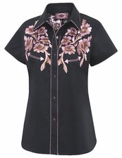 Damenbluse Westernbluse