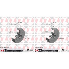 2X ZIMMERMANN BREMSTROMMELN