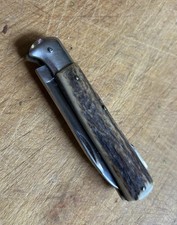 Schönes Altes Taschenmesser, Hirschhorn, Herbertz