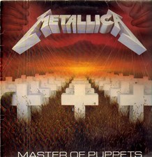 Metallica Master Of Puppets MISPRINT NEAR MINT Music for Nations Vinyl LP