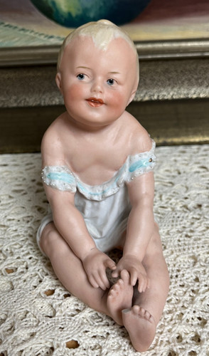 Große antike porzellanfigur - große,