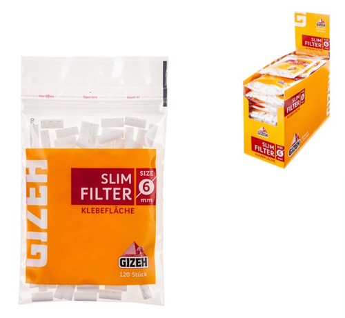 Gizeh slim filter 120er - slim, mm