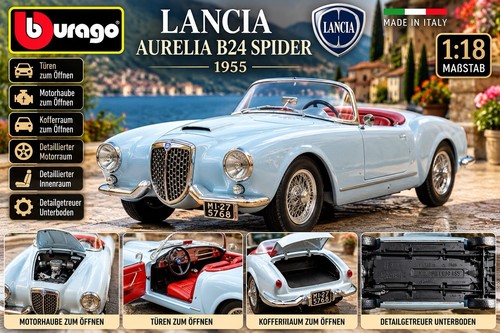 Bburago lancia aurelia - bburago,