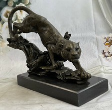 Bronzeskulptur- Tiger signiert