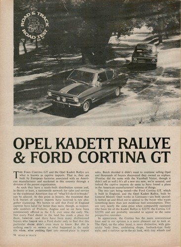 1967 opel kadett rallye - kadett,