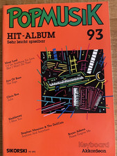 Popmusik - Hit-Album - Nr. 93 - Sikorski Verlag - Keyboard / Akkordeon