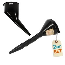 2er Set Trichter mit Schlauch