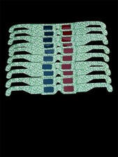 3D-Brillen  20 Stück  Rot und