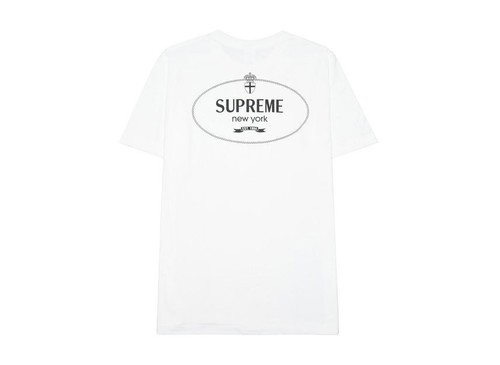 Supreme crest tee white - supreme,