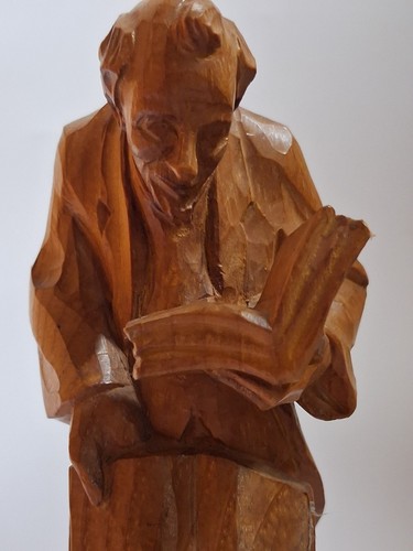 Alte holzfigur geschnitzt - ,