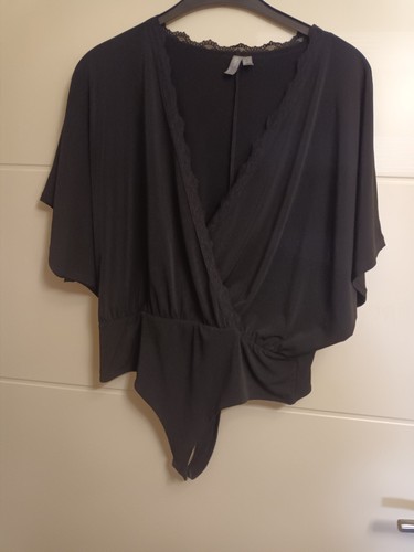 Blusenbody schwarz gr 44 - , ,schwarz