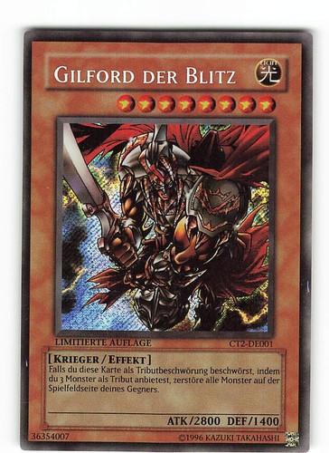 Yugioh gilford der blitz - yugioh,