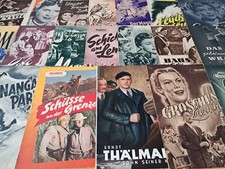 Progress Filmillustrierte - Konvolut 20 Filmprogramme von 1954